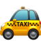 Taxi emoji on Apple
